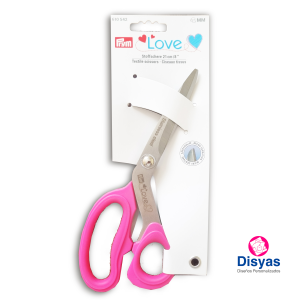 Tijera Textil Prym Love 8" Fucsia