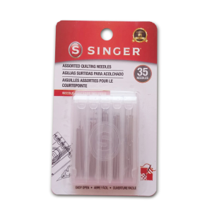 Set 35 Agujas Surtidas Para Acolchados Con Enhebrador Singer