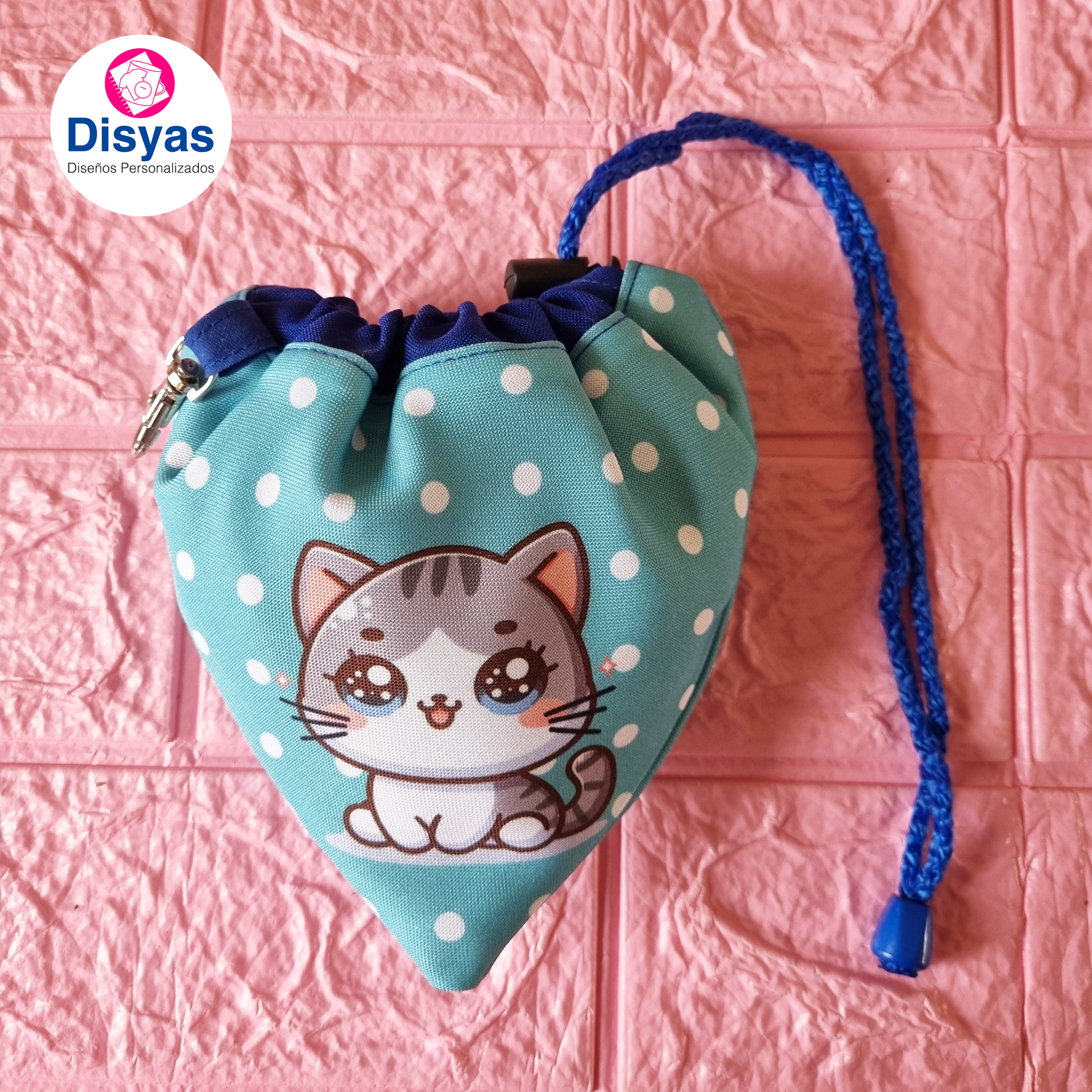 Bolsa De Compras Plegable Diseño Gato Reutilizable - Imagen 2