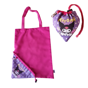 Bolsa De Compras Plegable Diseño Kuromi Reutilizable