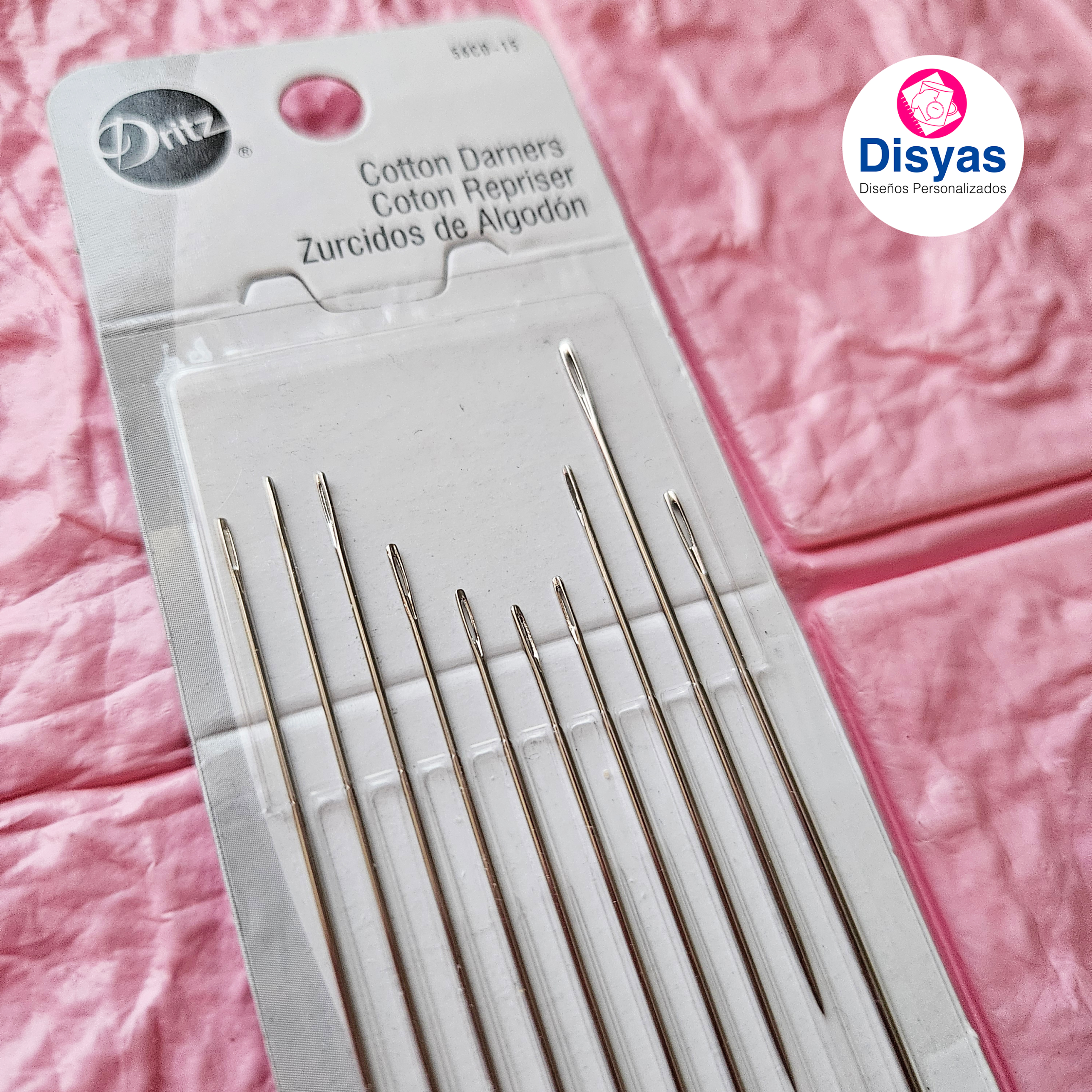 Agujas De Mano Para Coser Algodón 10 Und. Dritz - Imagen 2