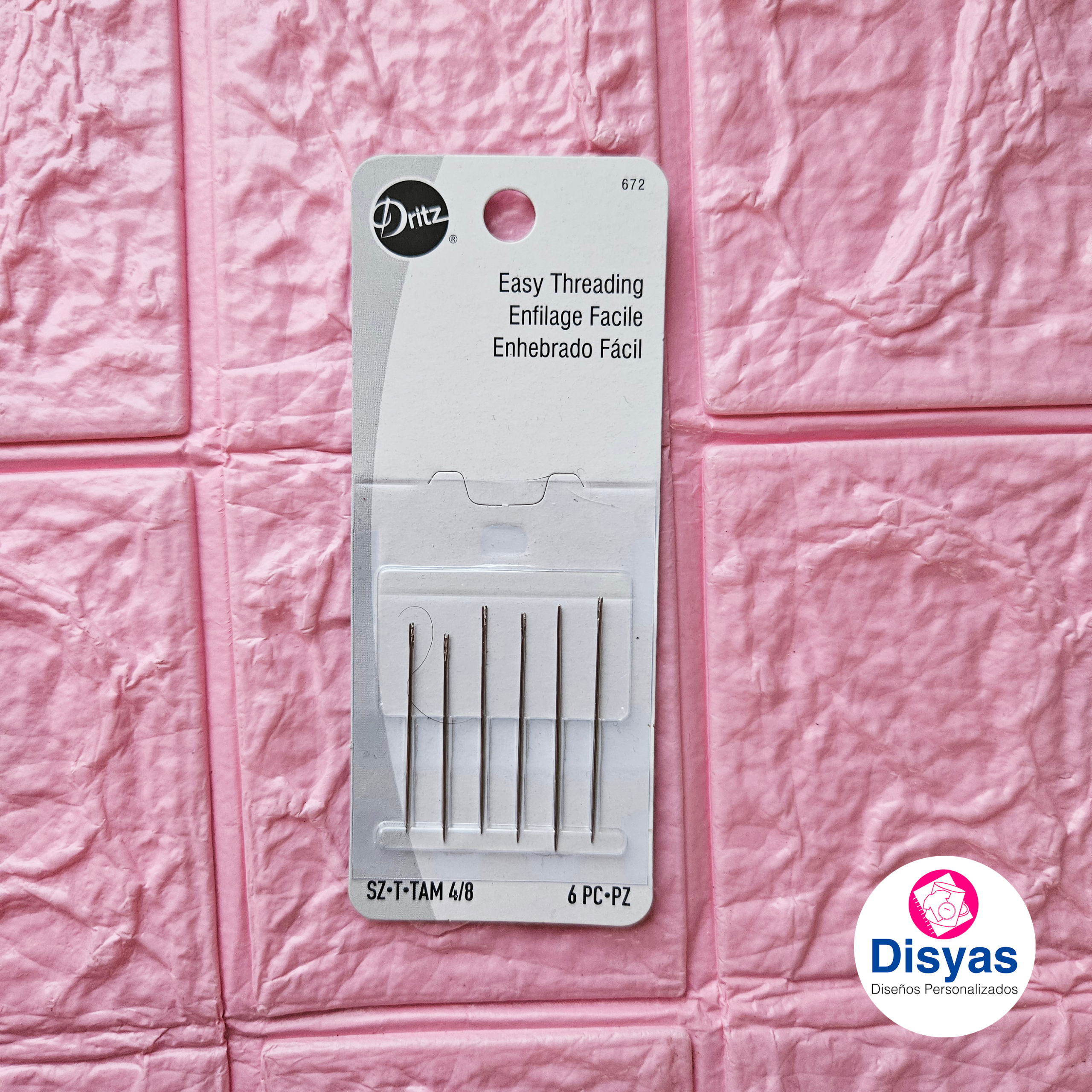 Agujas De Mano Enhebrado Fácil 6 Und. Dritz - Imagen 3