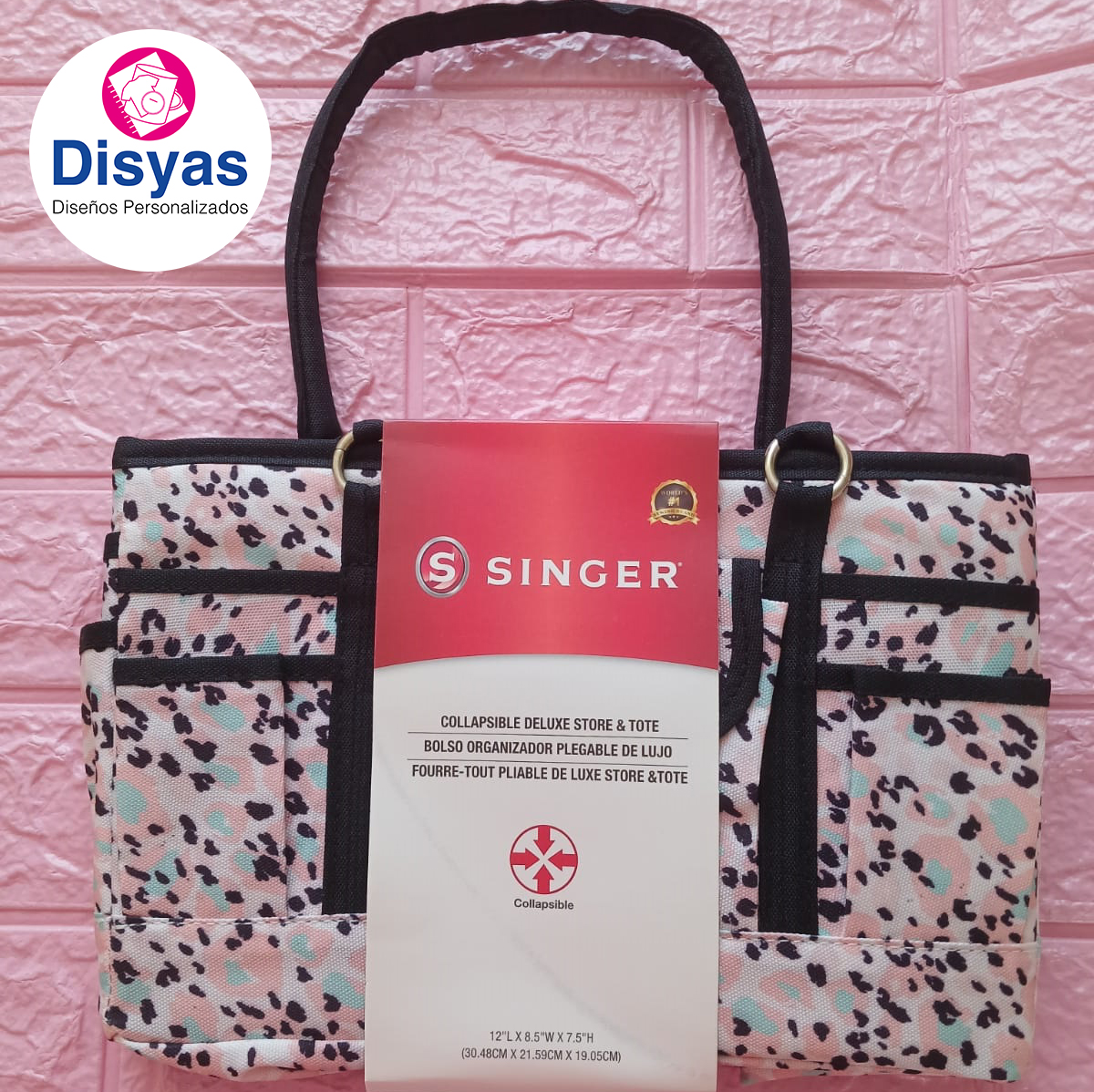 Bolso Costurero Organizador Costura Plegable Deluxe Singer - Imagen 3