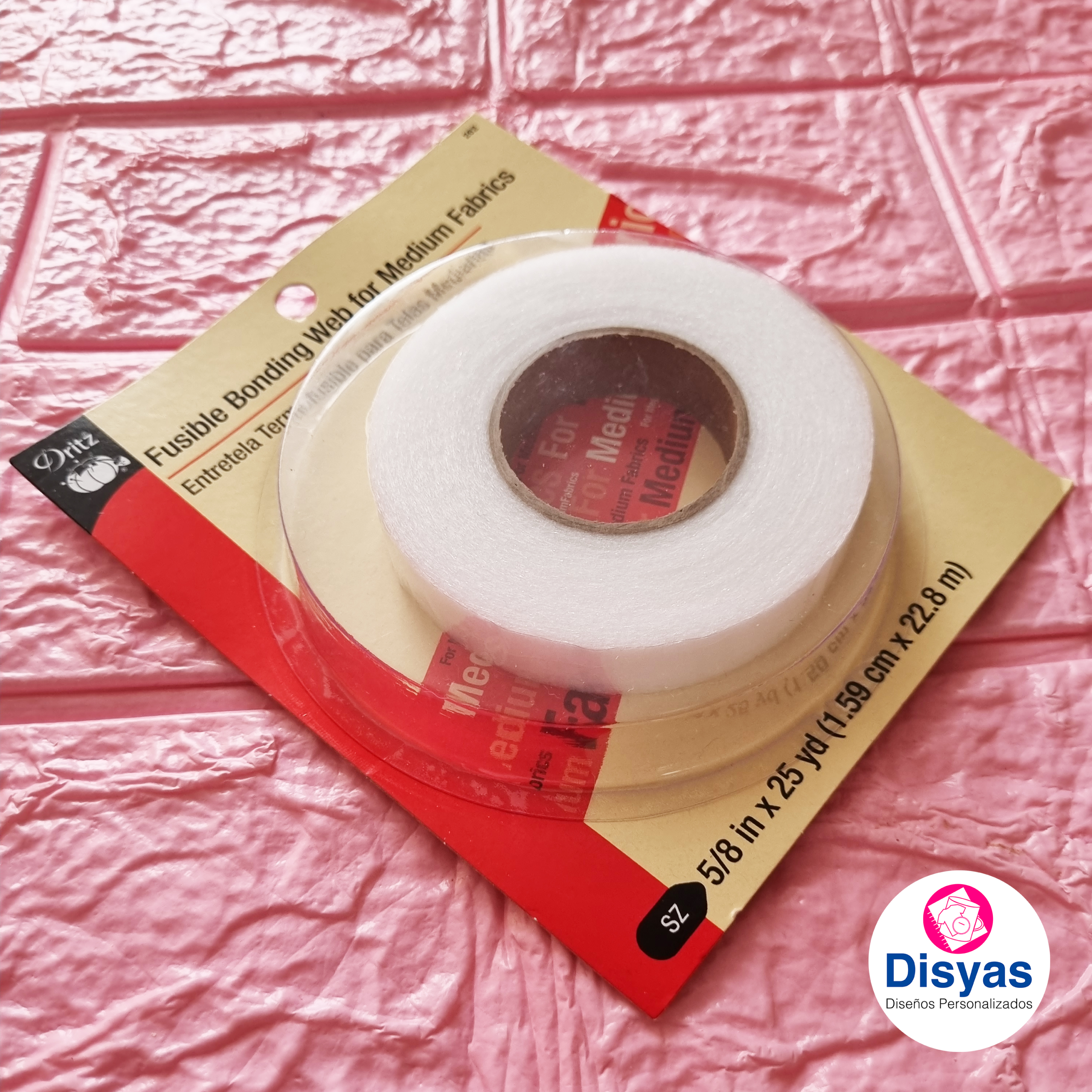 Cinta Termoadhesiva Para Unir Telas 1.5 Cm Dritz - Imagen 3