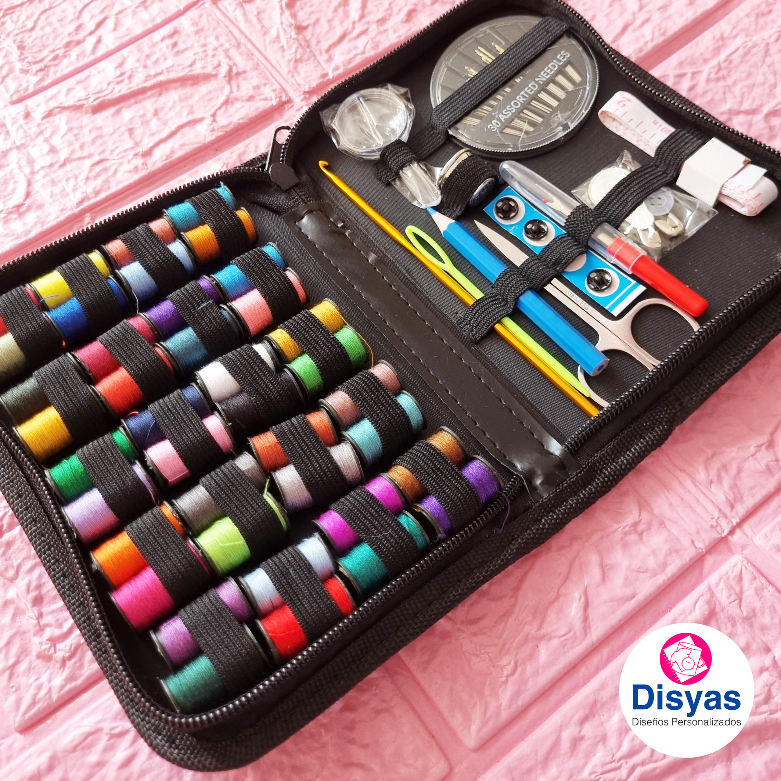 Set De Costura Costurero Con Estuche 90 Pcs - Imagen 2