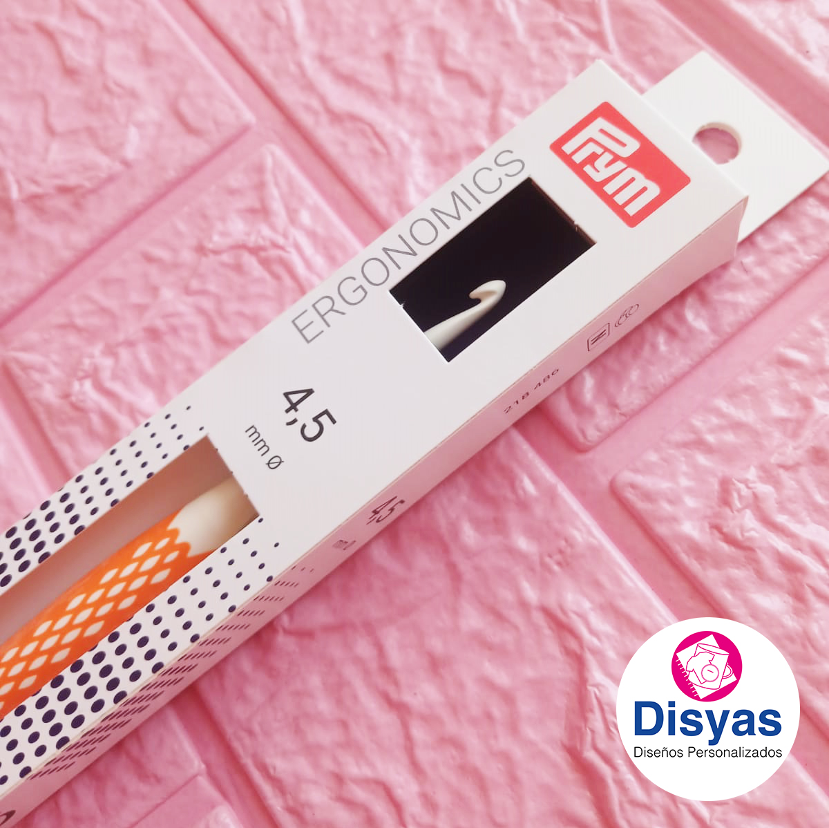 Crochet Ergonómico 45 mm Herramienta De Tejido Prym - Imagen 3