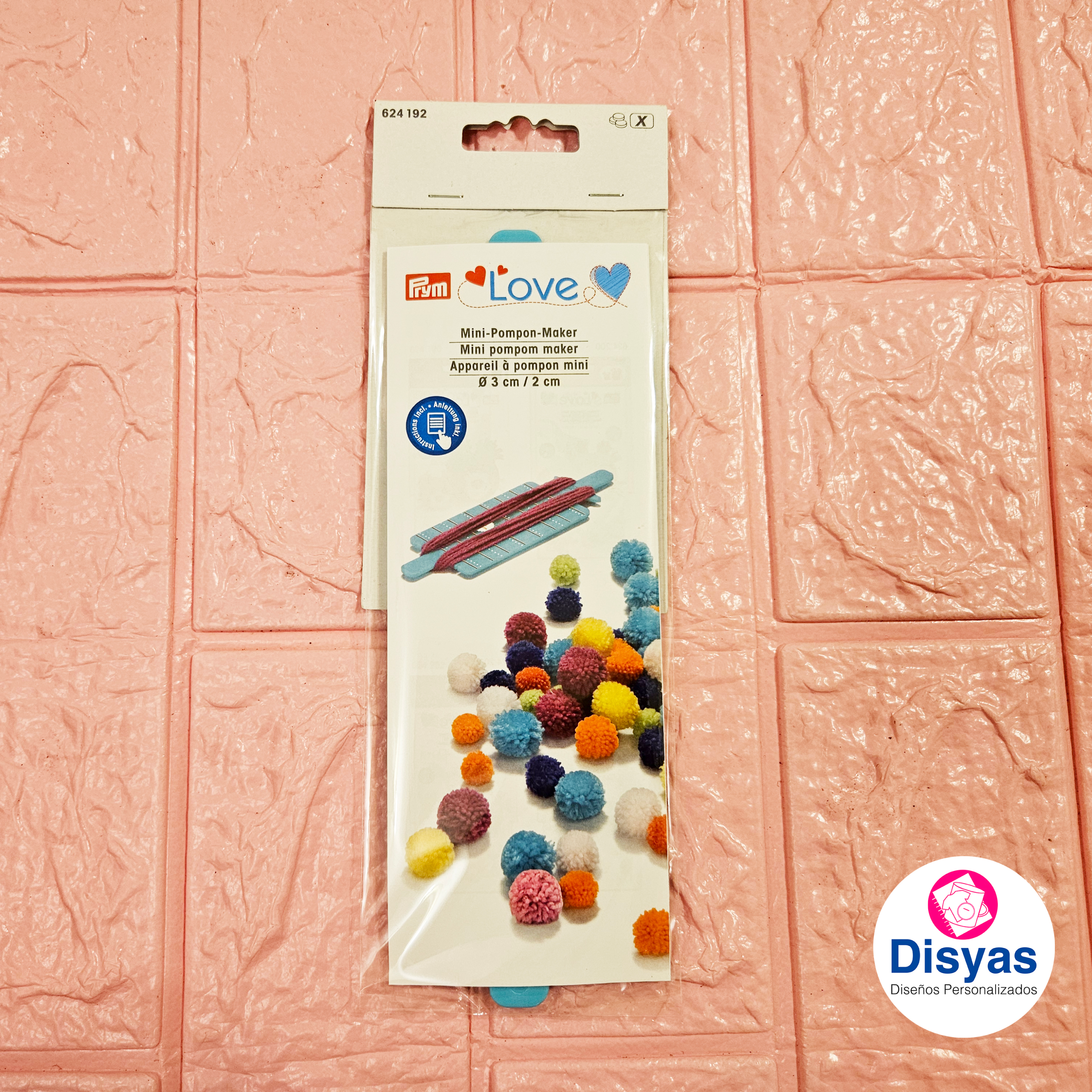 Pomponera Mini Para Hacer Pompones 2 Y 3 Cm Prym Love - Imagen 3
