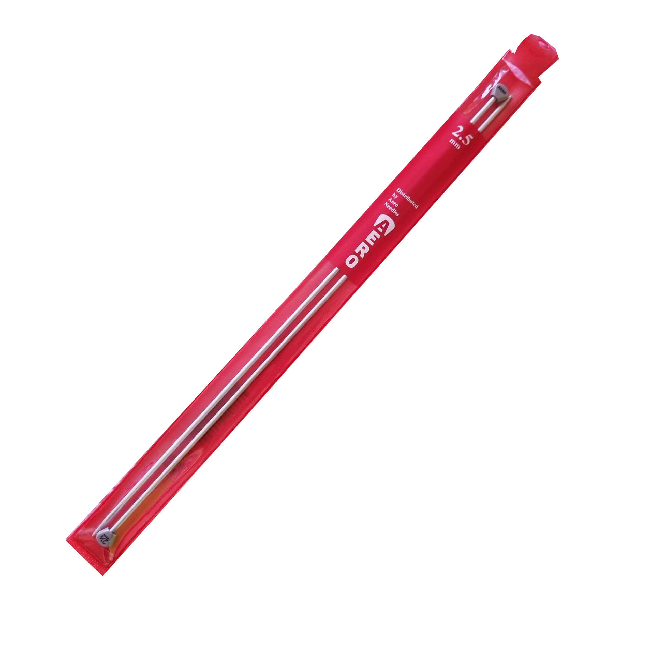 Palillos Para Tejer Rectos 2.5 mm Largo 30 cm Aero