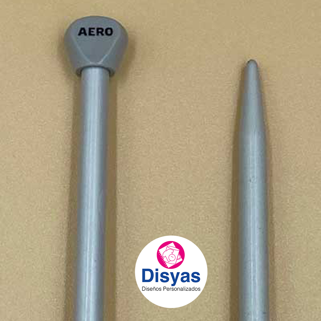 Palillos Para Tejer Rectos 2.0 mm Largo 30 cm Aero - Imagen 4