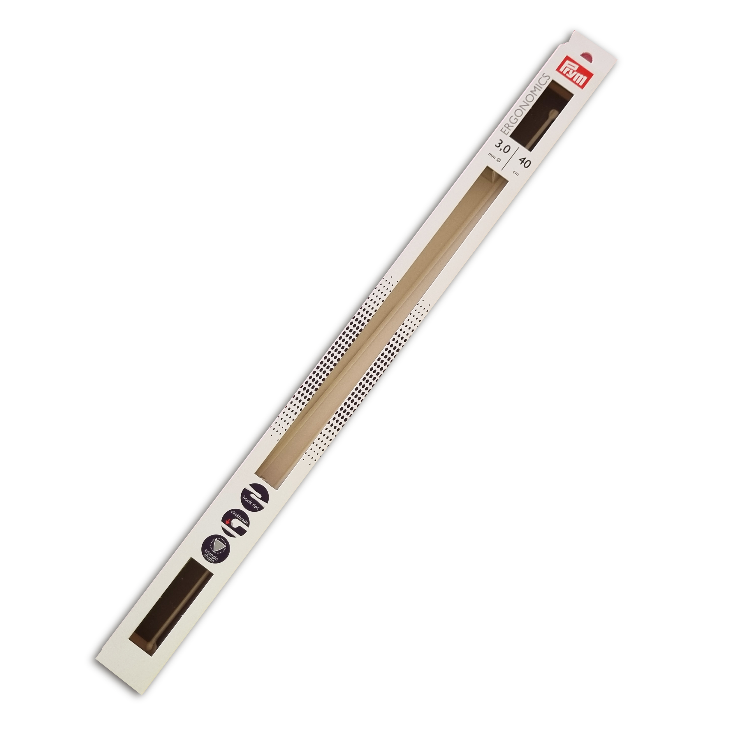 Palillos Para Tejer Ergonomics 3.0 mm 40 Cm Prym