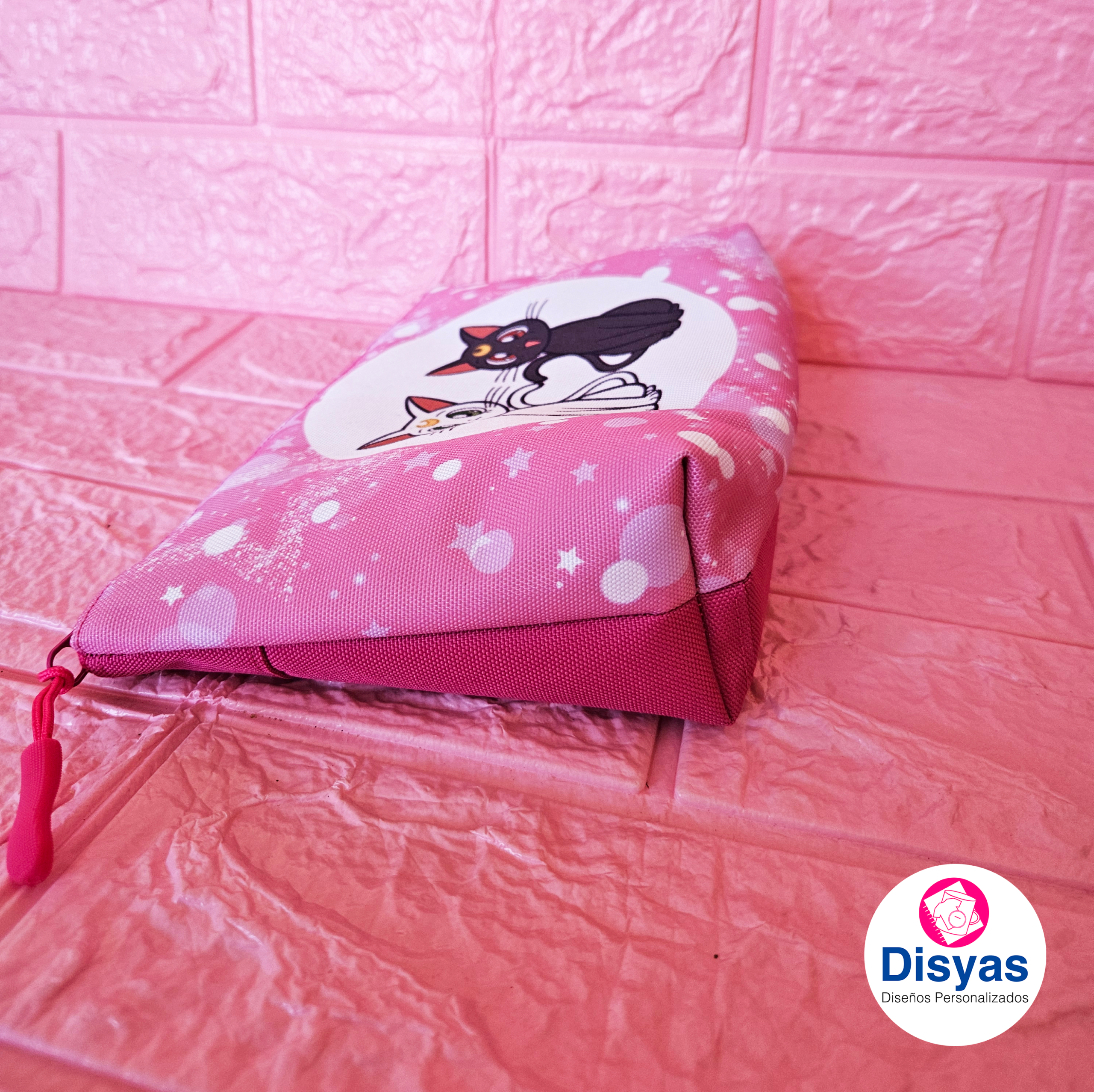 Estuche Maxi Doble Bolsillo Luna Y Artemis Sailor Moon - Imagen 2