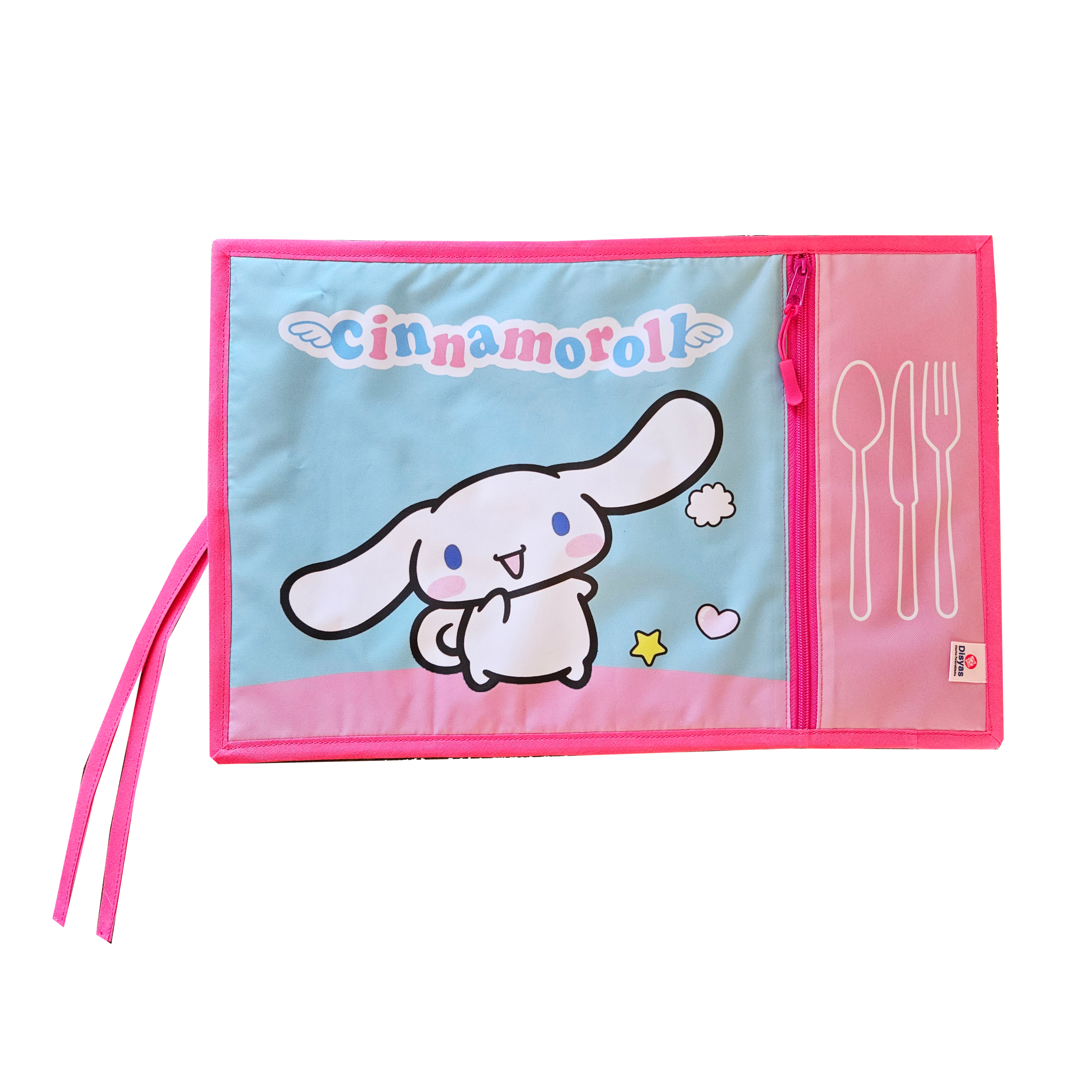 Individual Infantil Con Bolsillo Para Cubiertos Cinnamoroll