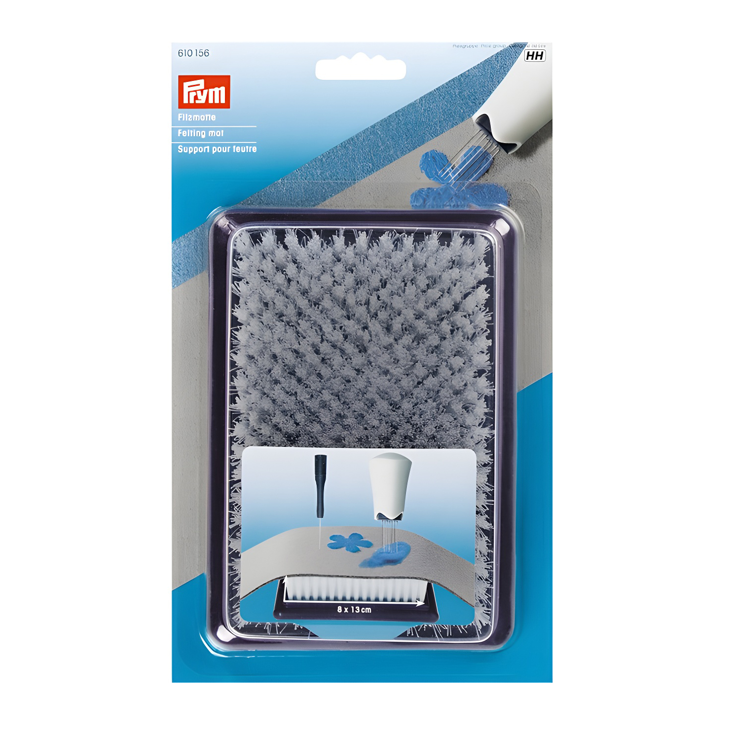Escobilla Para Afieltrar Base 13x18cm Prym