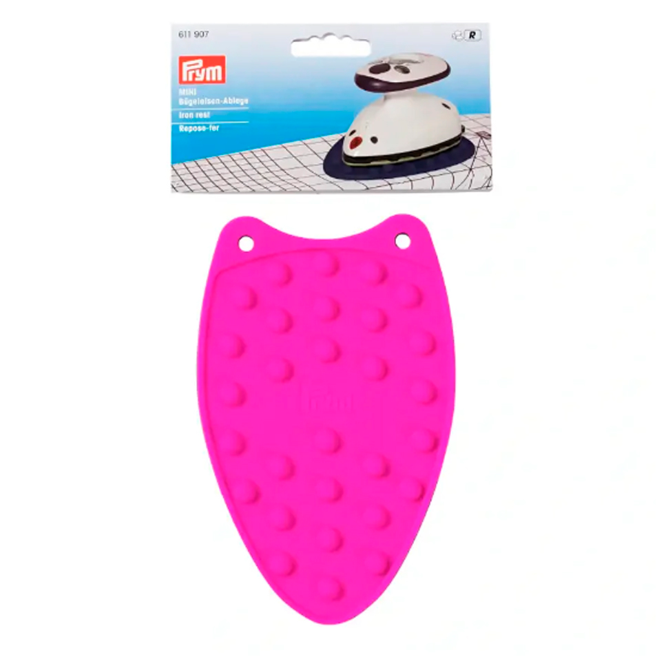 Mini Posa Plancha Silicona Fucsia Para Mini Plancha Prym