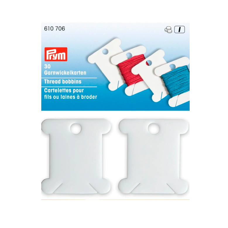 Cartoncitos Plásticos Para Hilos De Bordar 30 Und Prym
