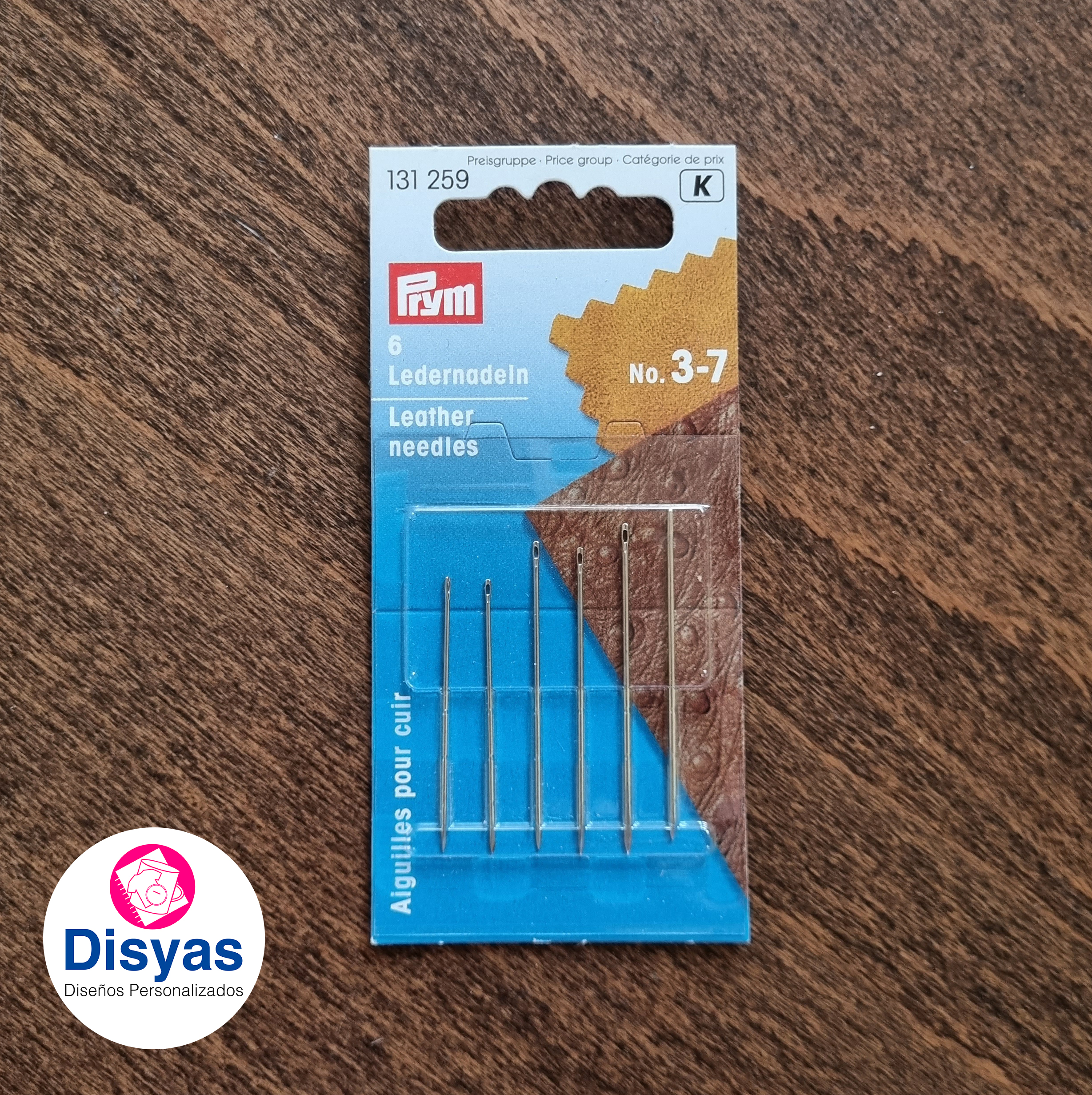 Set 6 Agujas De Mano Para Cuero Prym Costura - Imagen 3