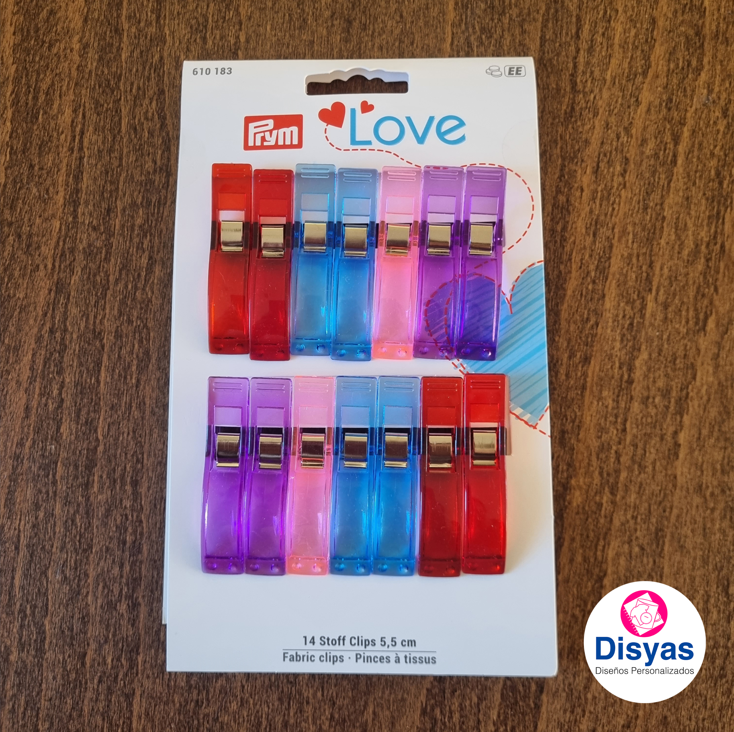 Clips Gancho De Costura Para Telas Pinza De 5,5 Cm Prym Love - Imagen 3