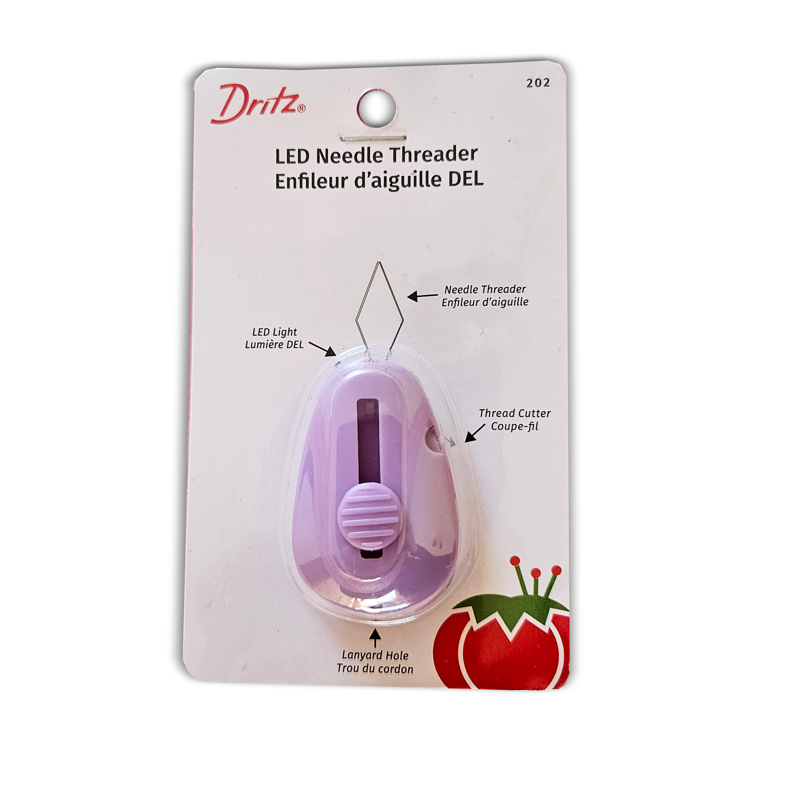 Enhebrador De Agujas Con Luz Led Costura Dritz