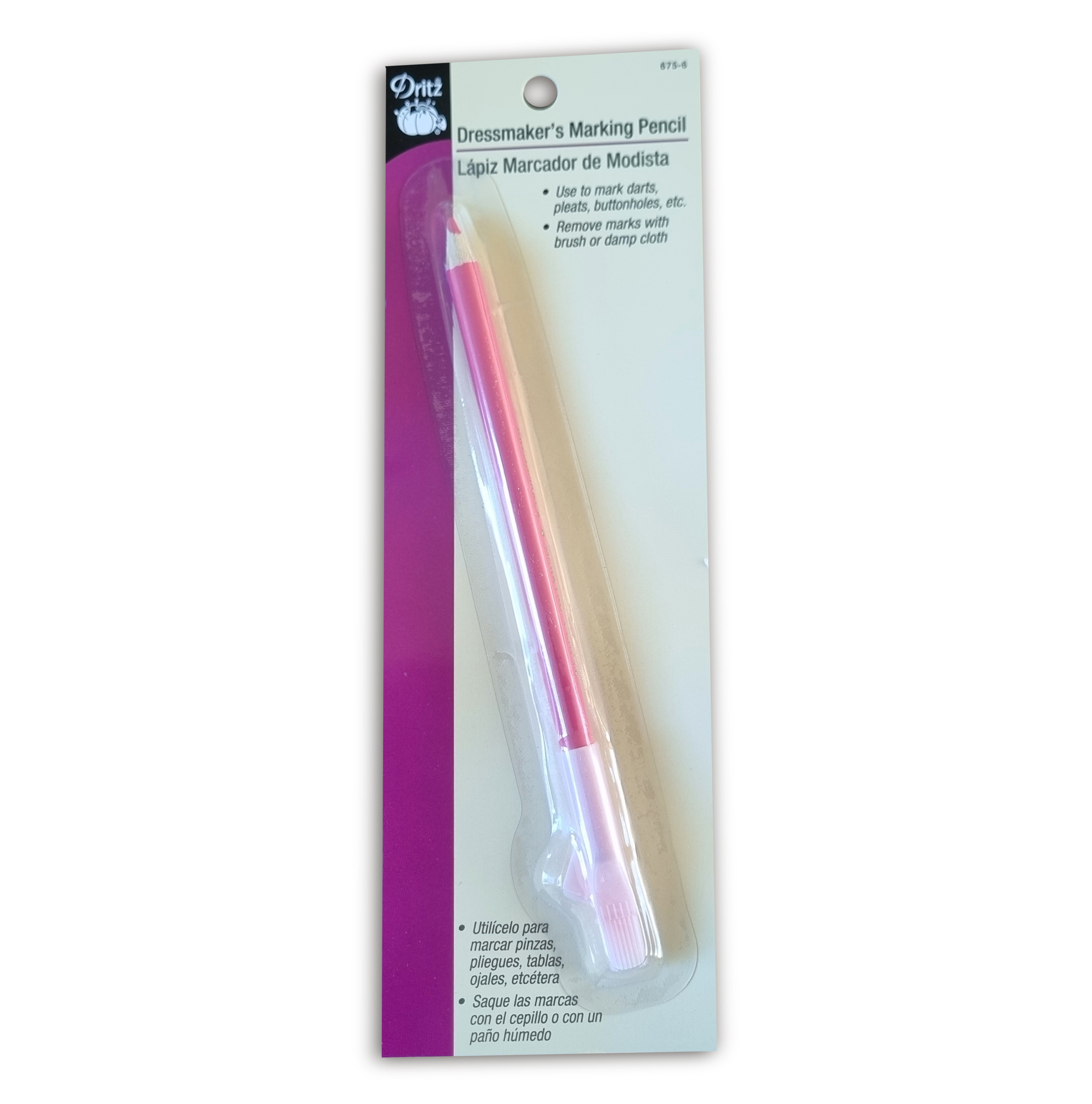 Lápiz Tiza Marcador De Telas Modista Rosa Dritz