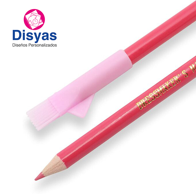 Lápiz Tiza Marcador De Telas Modista Rosa Dritz - Imagen 2