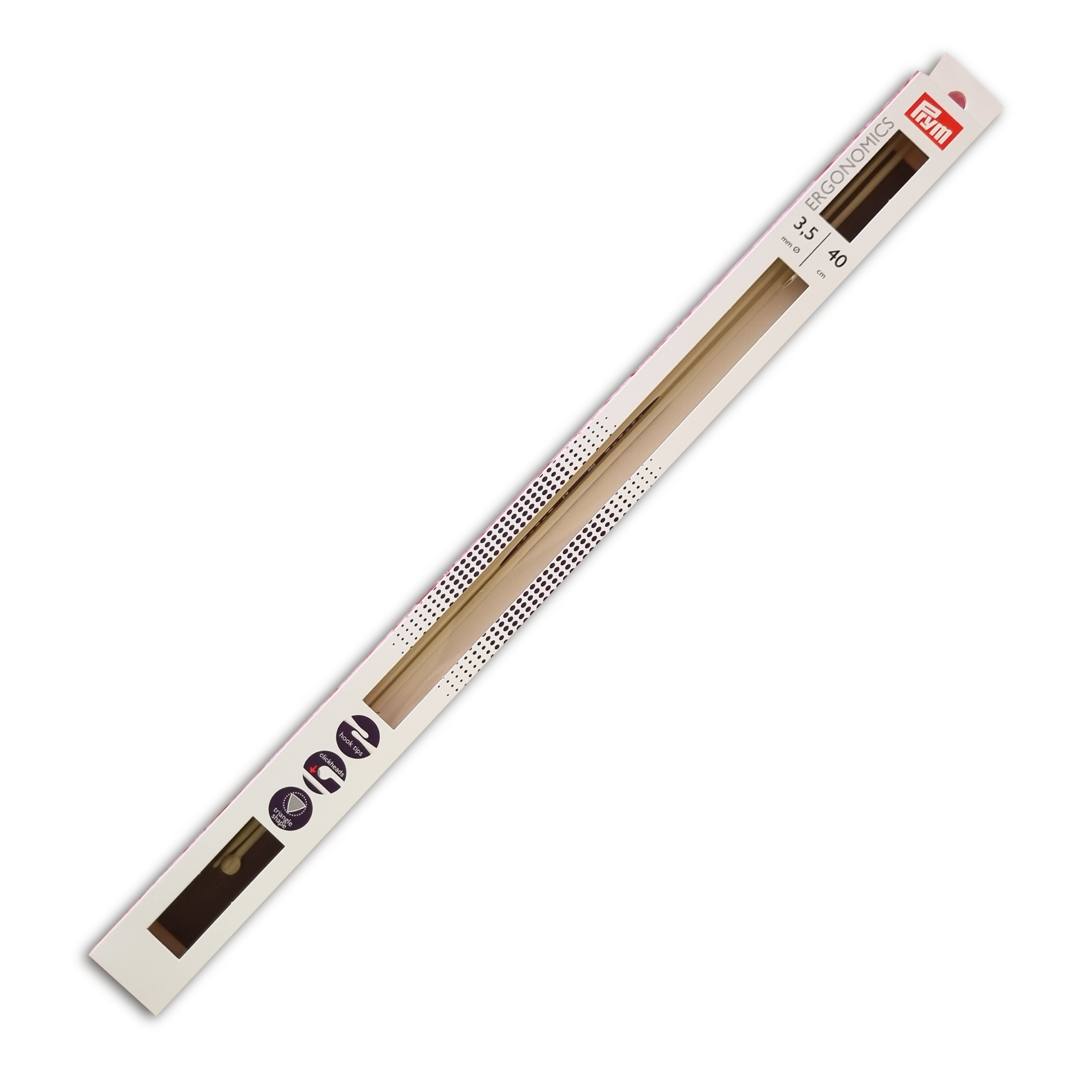 Palillos Para Tejer Ergonomics 3.5 mm 40 Cm Prym