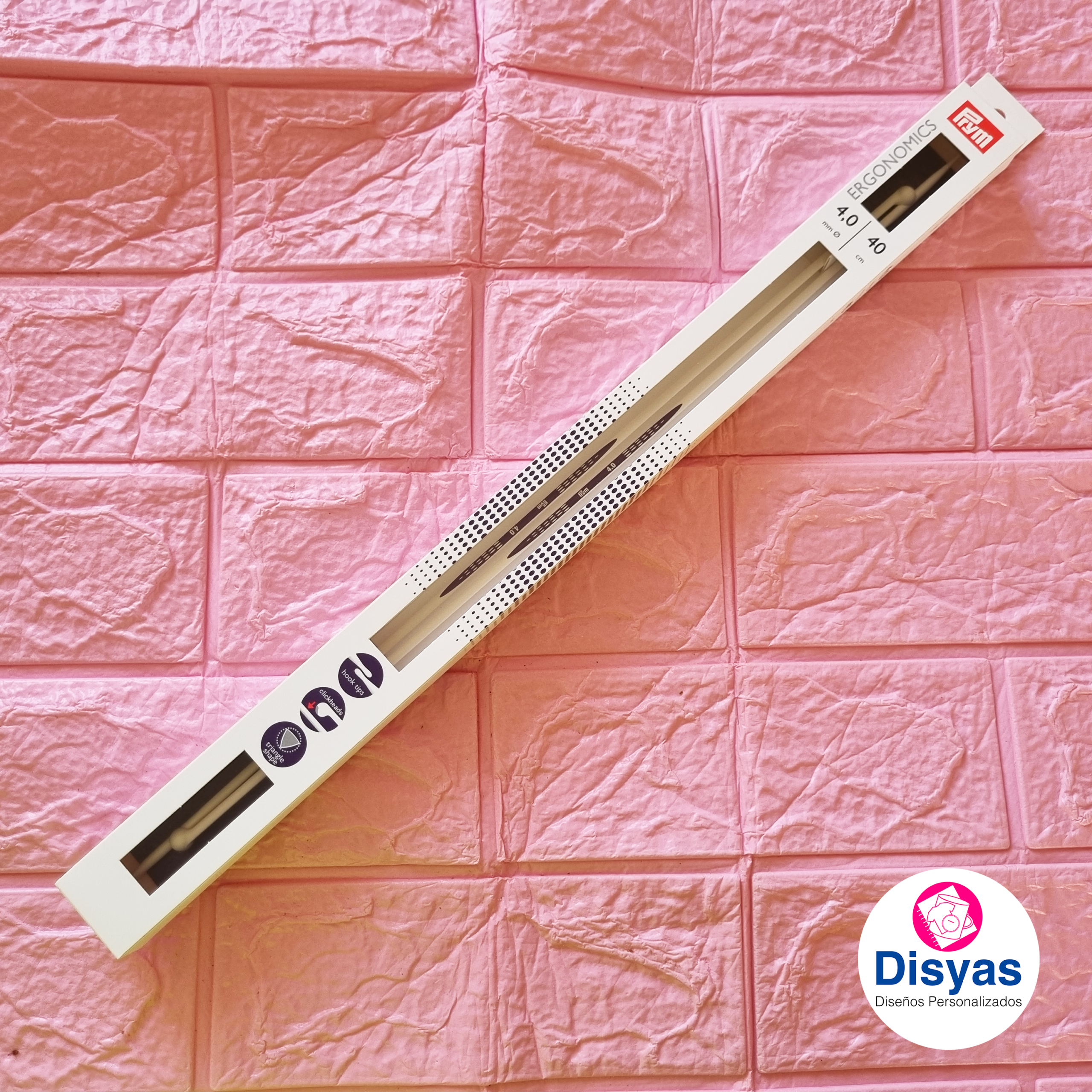 Palillos Para Tejer Ergonomics 4.0 mm 40 Cm Prym - Imagen 4