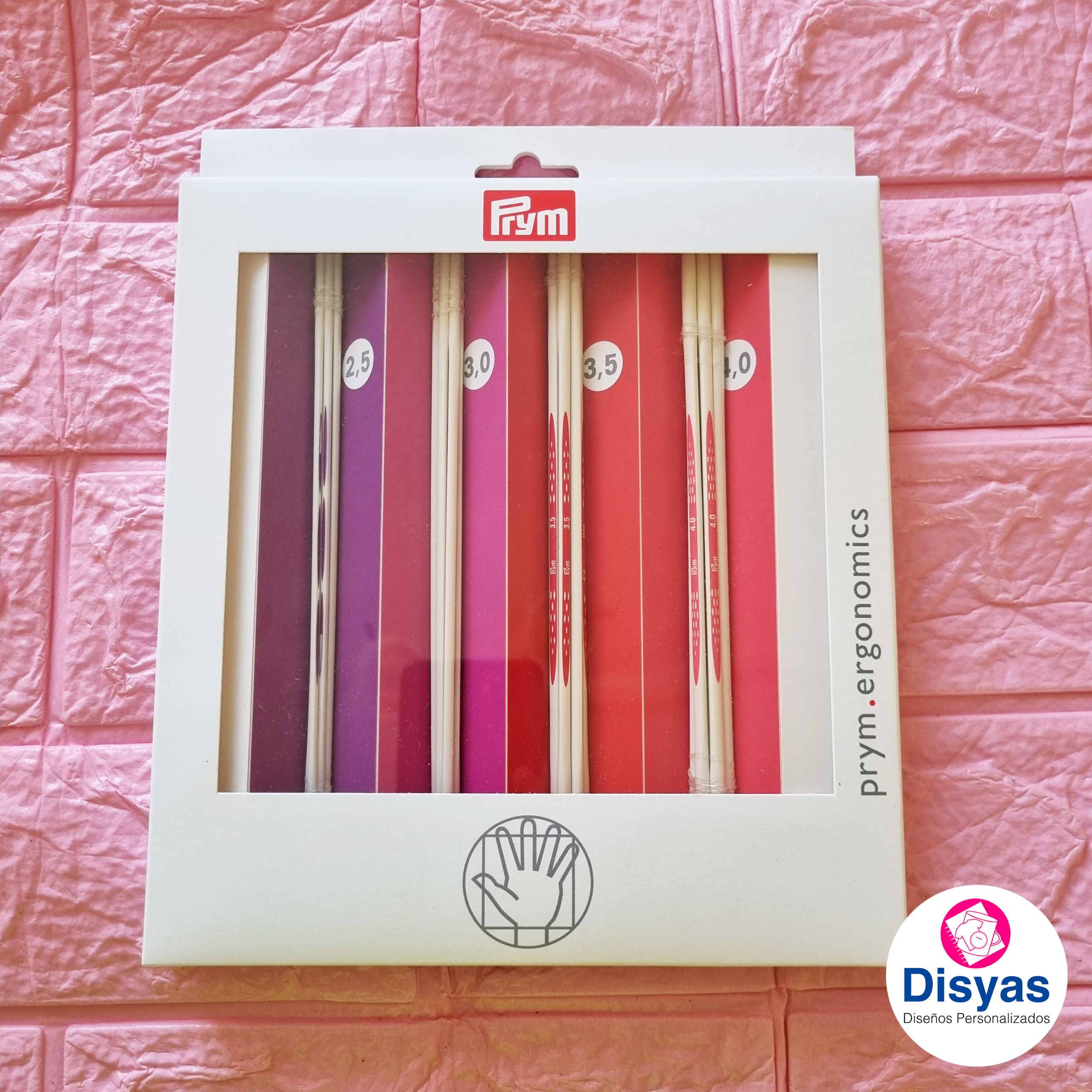 Set Palillos Doble Punta Para Calcetas Ergonomics Prym - Imagen 4