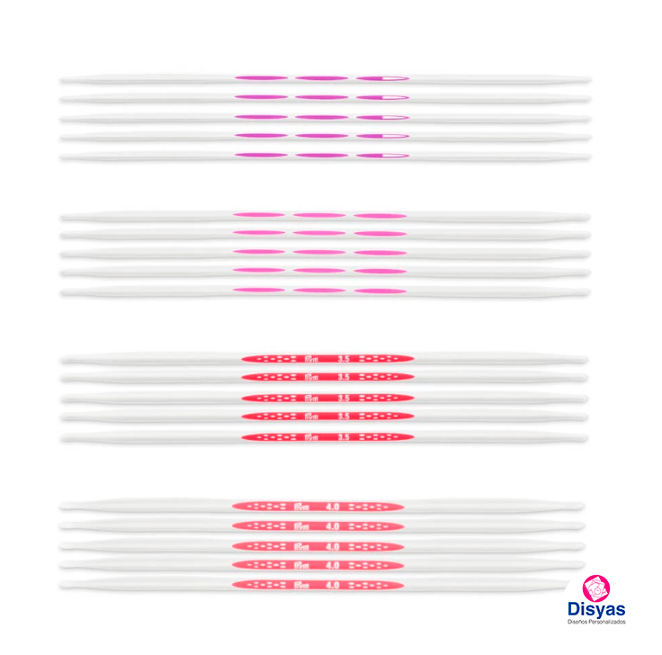 Set Palillos Doble Punta Para Calcetas Ergonomics Prym - Imagen 3