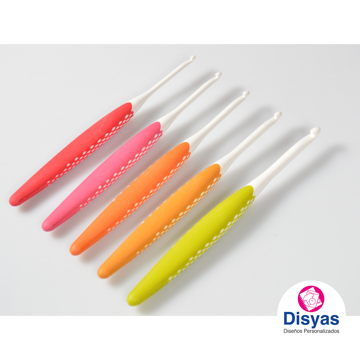 Set 5 Crochet Prym Ergonomics 3.5 A 6.0 Mm Tejido - Imagen 2