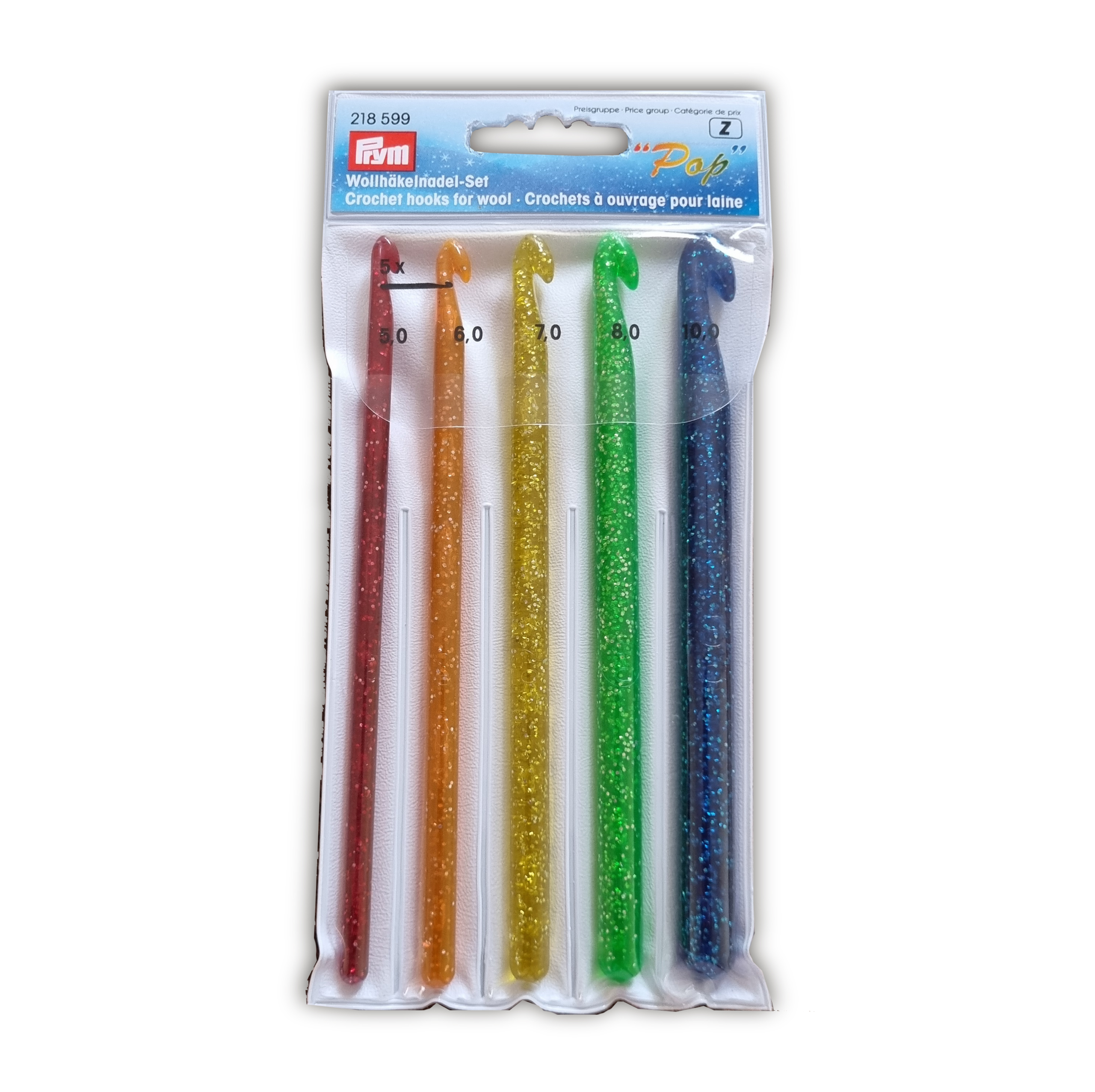 Set 5 Crochet Prym Pop (5.0 A 10.0 Mm) Para Tejidos