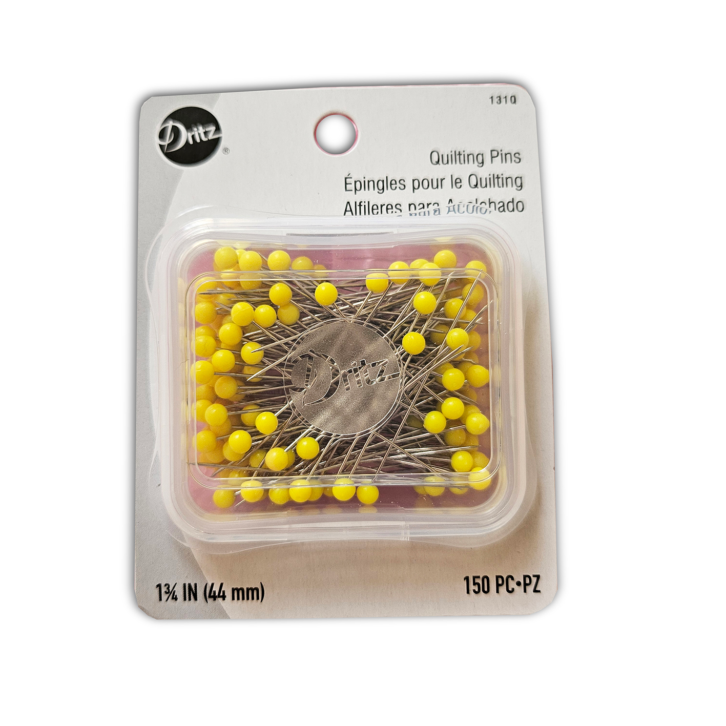 Alfileres Cabeza Amarilla 44mm Quilting Costura 150 Piezas