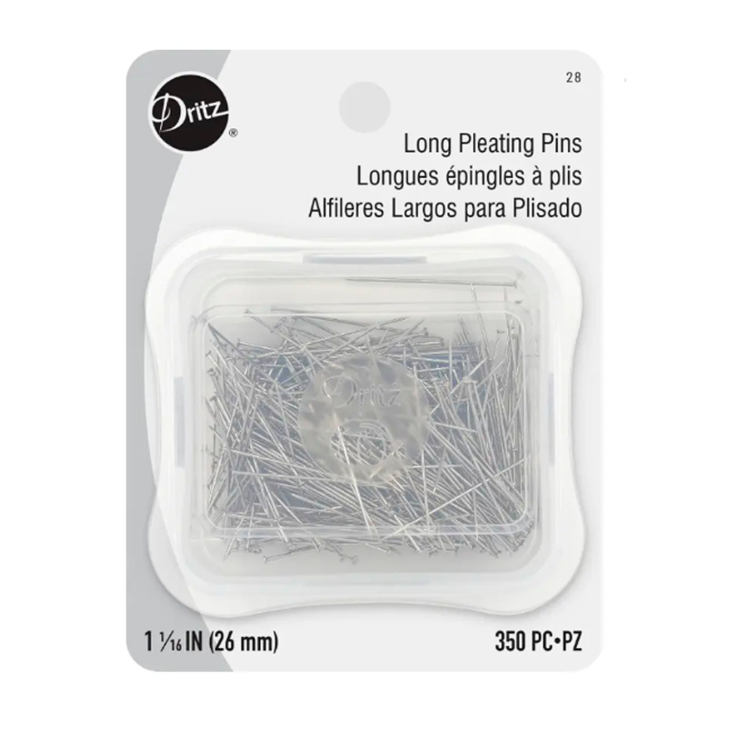 Alfileres Largos Para Plisado 26 Mm 350 Piezas Dritz Costura