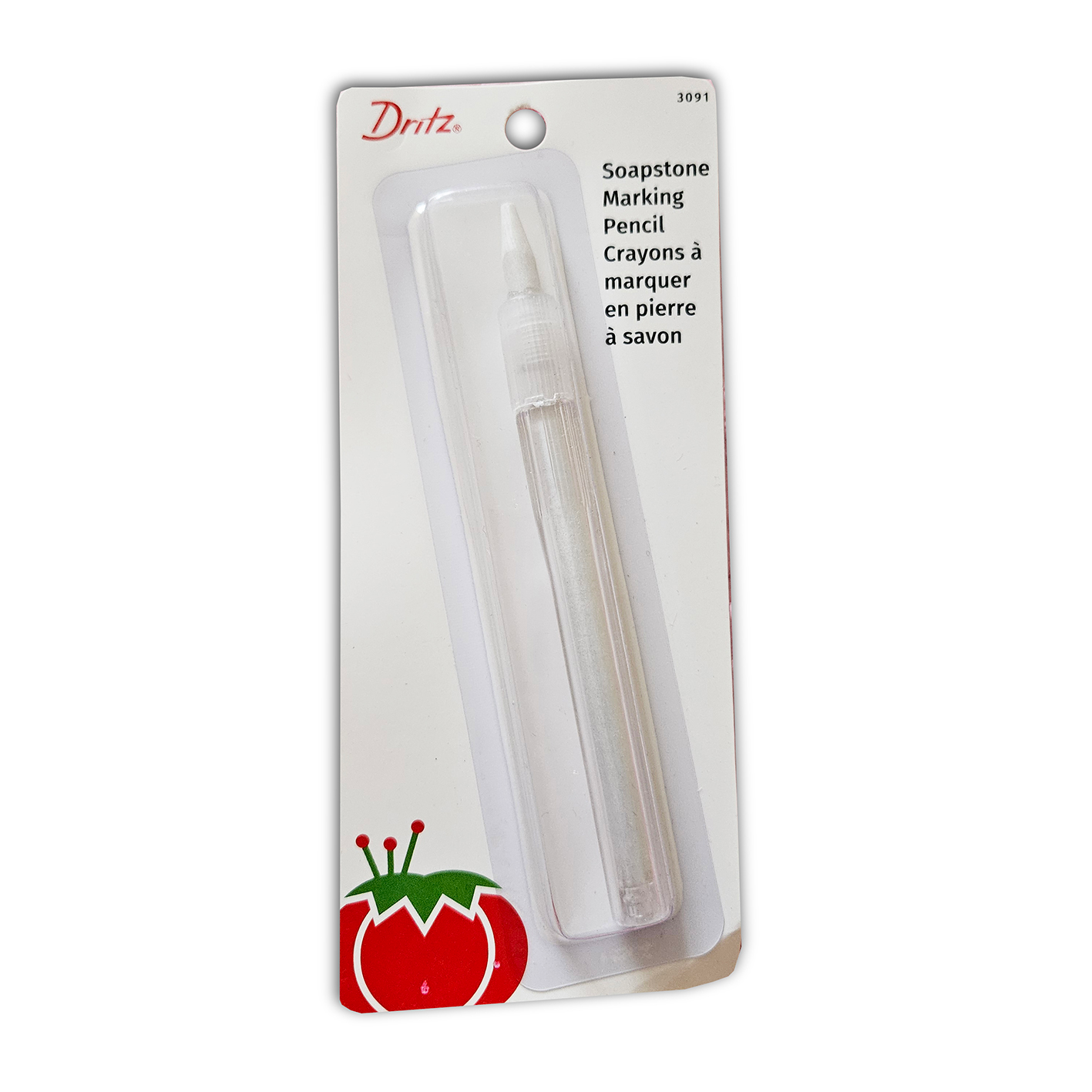 Lápiz Tiza Jabón Dritz Para Tela Costura Blanco