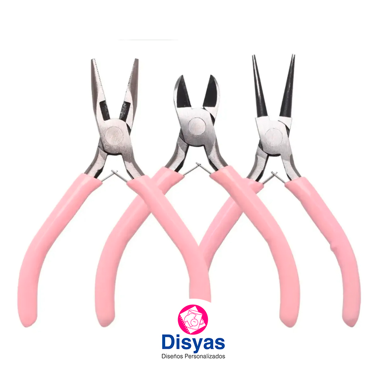 Kit Alicates Y Accesorios Para Bisutería Joyería + Estuche - Imagen 2