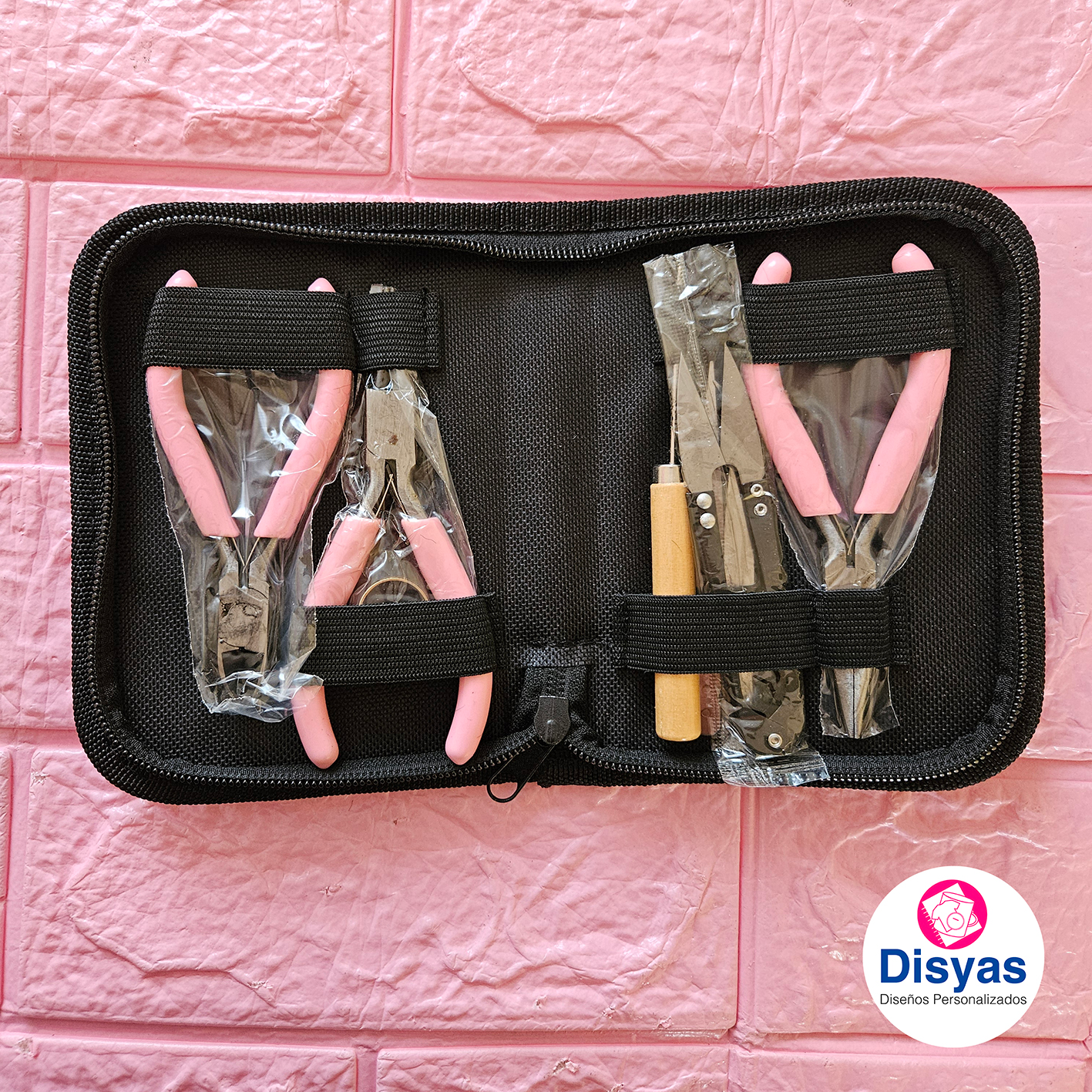 Kit Alicates Y Accesorios Para Bisutería Joyería + Estuche - Imagen 3